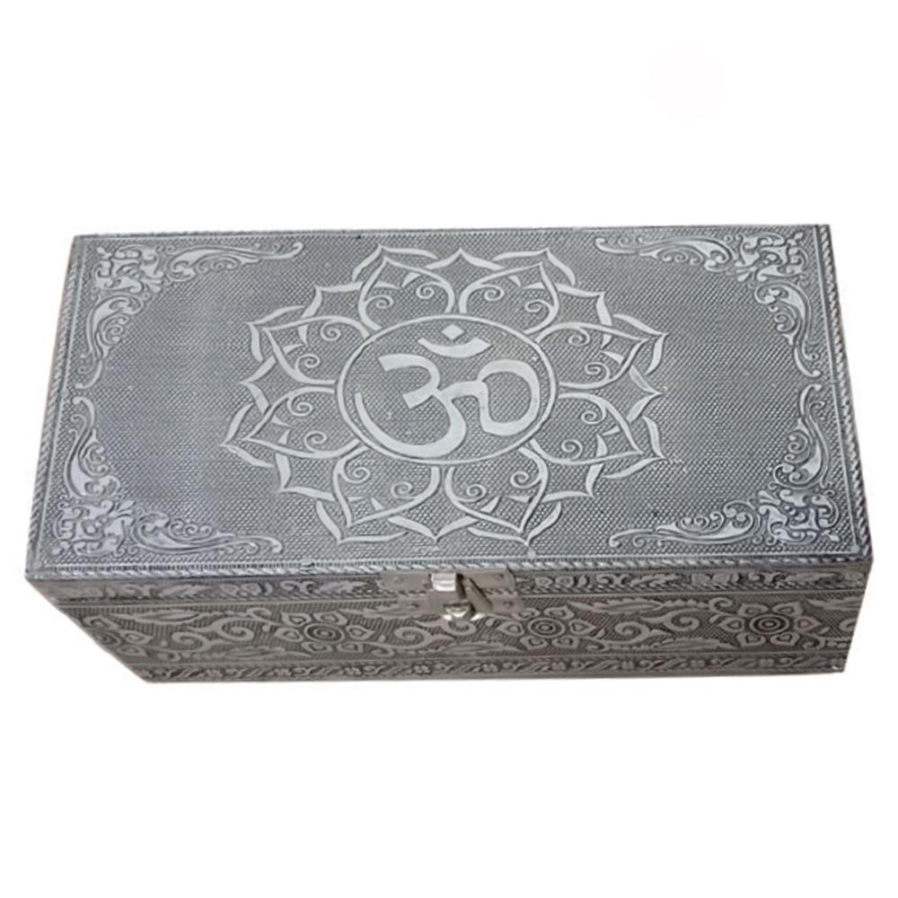 OM TIN JEWELRY BOX