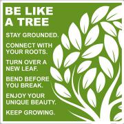 BE A TREE EMBROIDERED PATCH