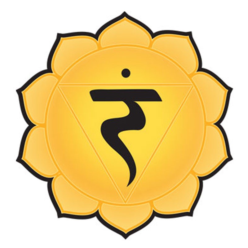SOLAR PLEXIS CHAKRA EMBROIDERED PATCH