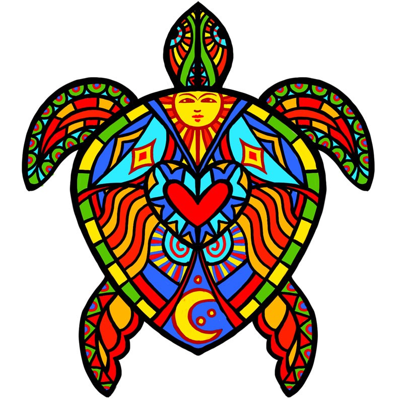 TURTLE EMBROIDERED PATCH