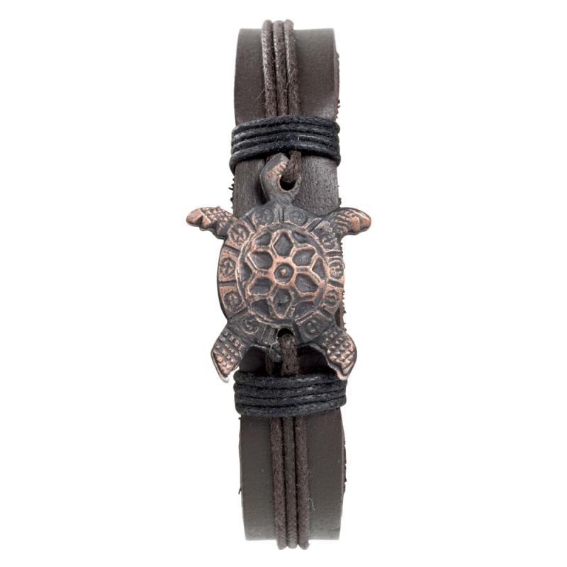 TURTLE LEATHER BRACELET