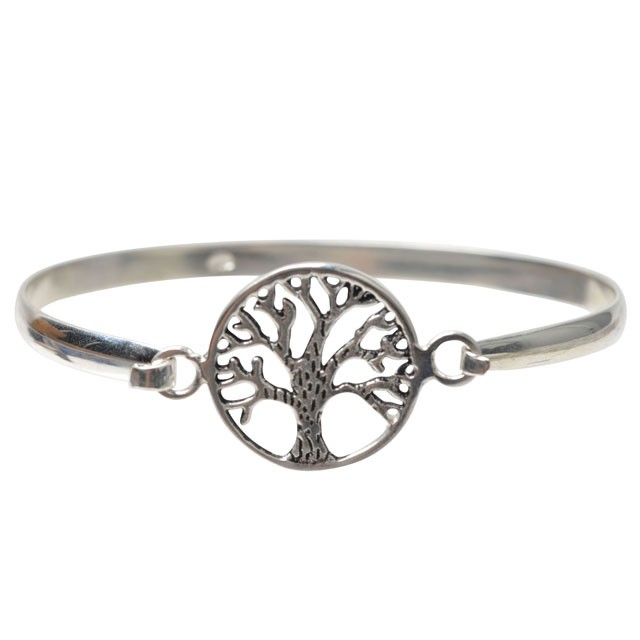 SILVER TREE OF LIFE BRACELET