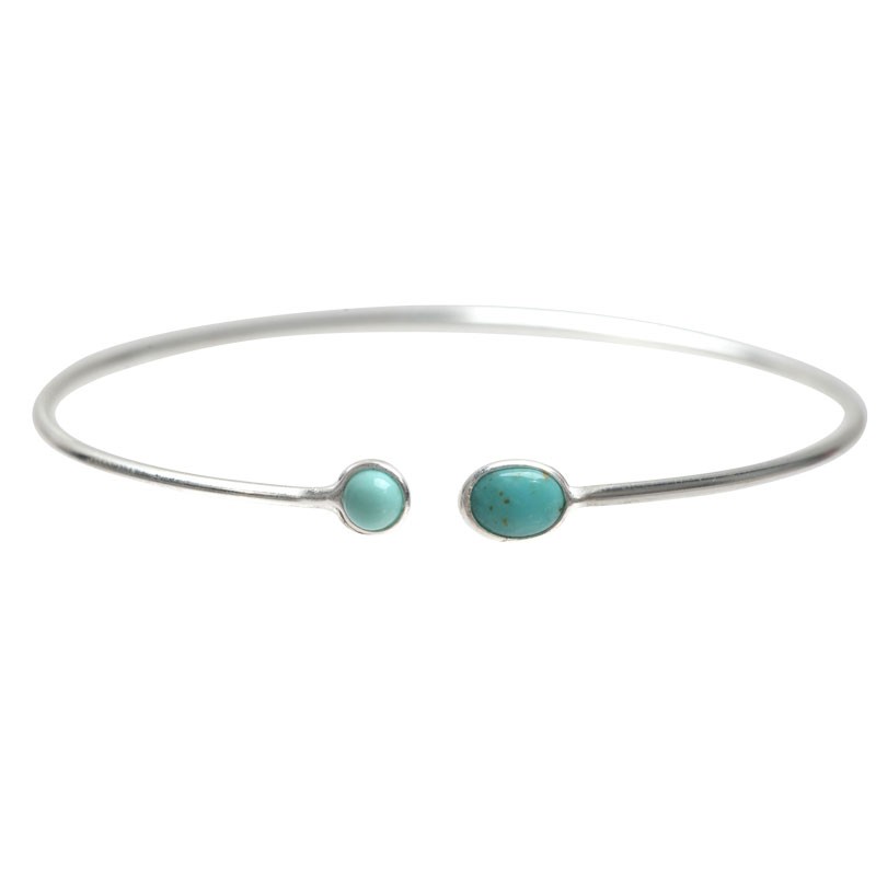 TURQUOISE SILVER BANGLE