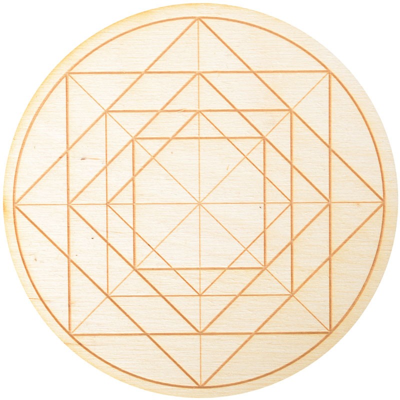 GEOMETRIC SYMBOLS CRYSTAL GRID