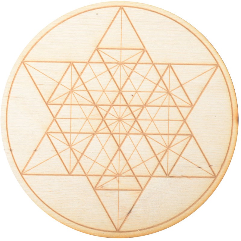 GEOMETRIC STAR CRYSTAL GRID