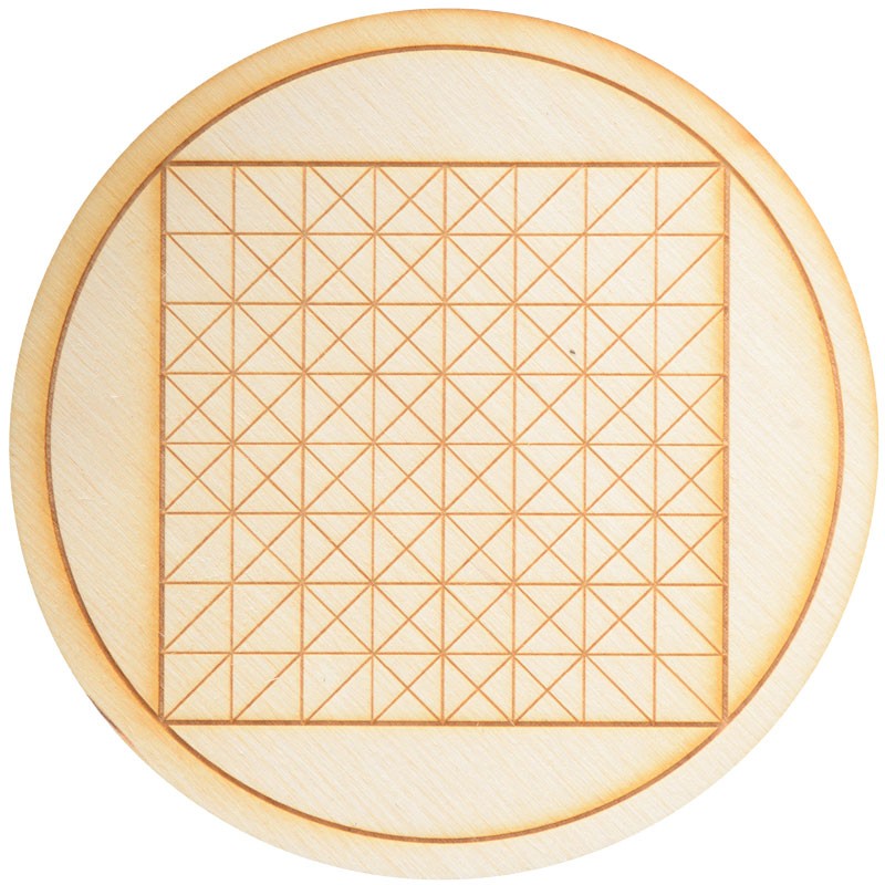 GEOMETRIC SQUARE CRYSTAL GRID