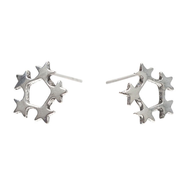 FIVE STARS SILVER STUDS