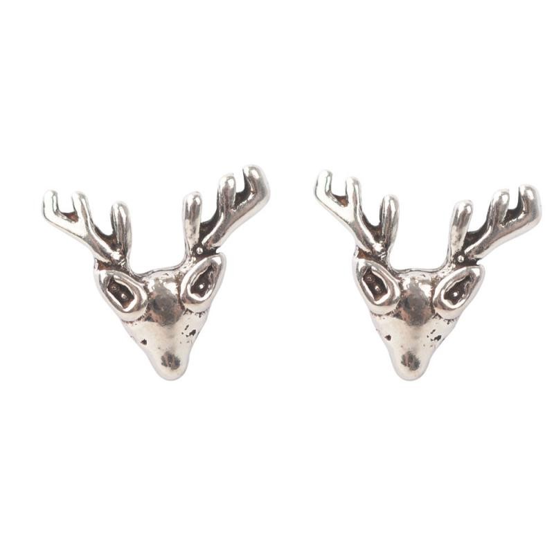 STERLING SILVER STUD REINDEER