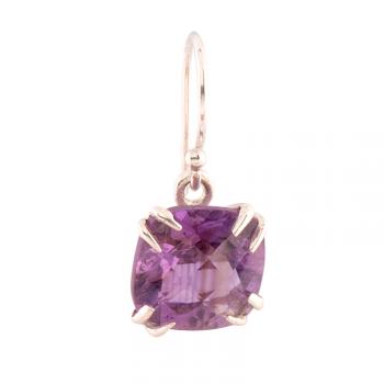 AMETHYST DOUBLE 4-PRONG EARRING