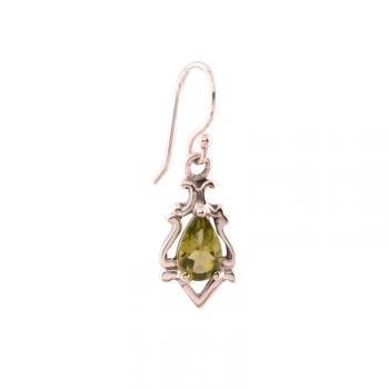 PERIDOT DIAMOND DROP EARRING