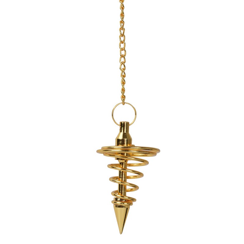 SPRING METAL PENDULUM GOLD