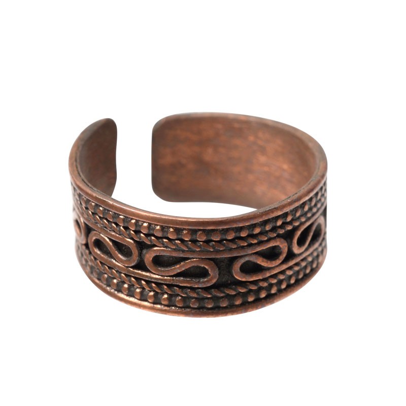 COPPER FILIGREE RING