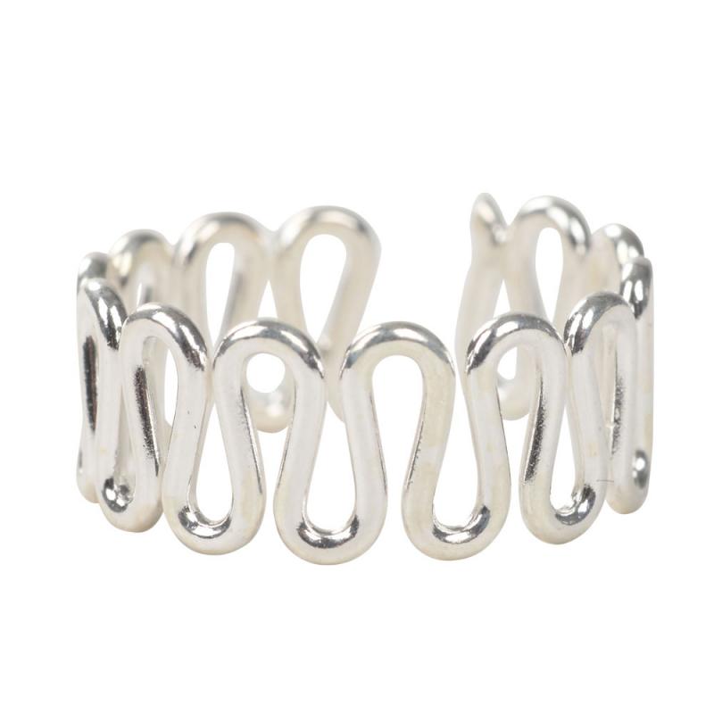 SILVER SWIRLS TOE RING