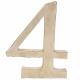 LARGE WOODEN NUMBERS 1