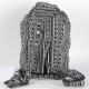 BLACK & WHITE CONVERTIBLE BACKPACK / ELEPHANT 4