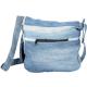 RECYCLED JEAN MATERIAL MESSENGER BAG 1