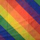 DIAGONAL RAINBOW HALF SIZE BANDANA 1