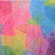 COLORFUL GEOMETRIC HALF SIZE BANDANA 1