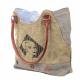 VINTAGE PORTRAIT CANVAS TOTE 1