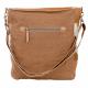 BROWN SHOULDER BAG WITH COWHIDE AND FRONT AND BACK POCKET 2