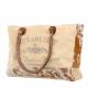 BOULANGERIE TOTE WITH COWHIDE TRIM 1