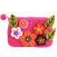 FLOWER FELT CHANGE PURSE 1