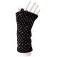 DOTTED KNIT HANDWARMERS