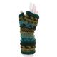 STRIPED FINGERLESS GLOVES