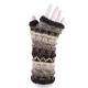 STRIPED FINGERLESS GLOVES 1