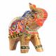 HAND PAINTED WOODEN ELEPHANT