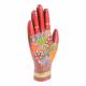 HAND PAINTED WOODEN HAND RED 1