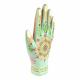 HAND PAINTED WOODEN HAND SAGE 1