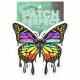 BUTTERFLY EMBROIDERED PATCH 1