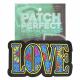 LOVE EMBROIDERED PATCH 1