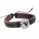 WOLF LEATHER BRACELET 1