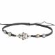 SILVER HAMSA PULL TIE BRACELET WITH BEADS 1