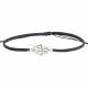 SILVER HAMSA PULL TIE BRACELET 1