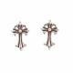 STERLING SILVER STUD CROSS