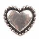 STERLING SILVER STUD HEART 1