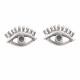 STERLING SILVER STUDS EVIL EYE