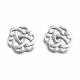 STERLING SILVER STUDS INFINITY KNOT