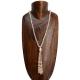 BEADED LONG NECKLACE WITH PEARL 1